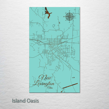 New Lexington, Ohio Street Map