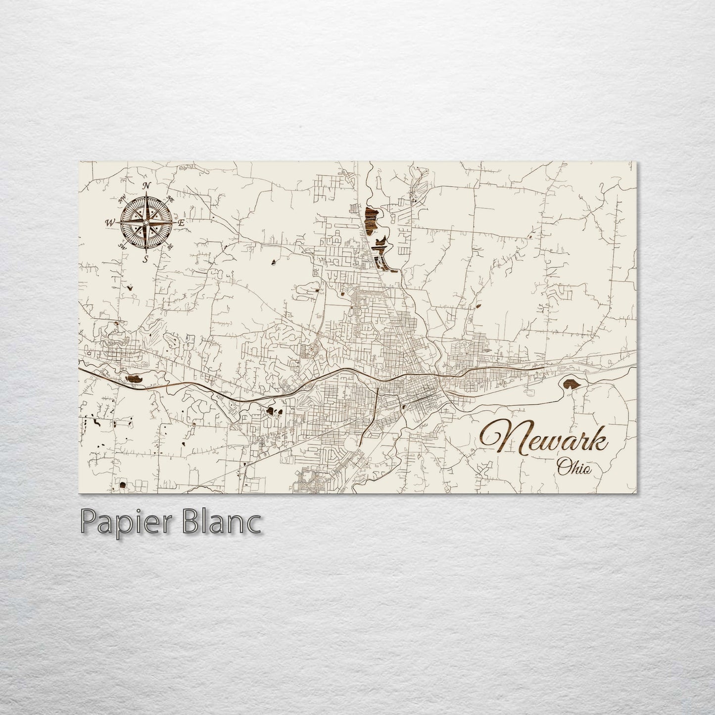 Newark, Ohio Street Map