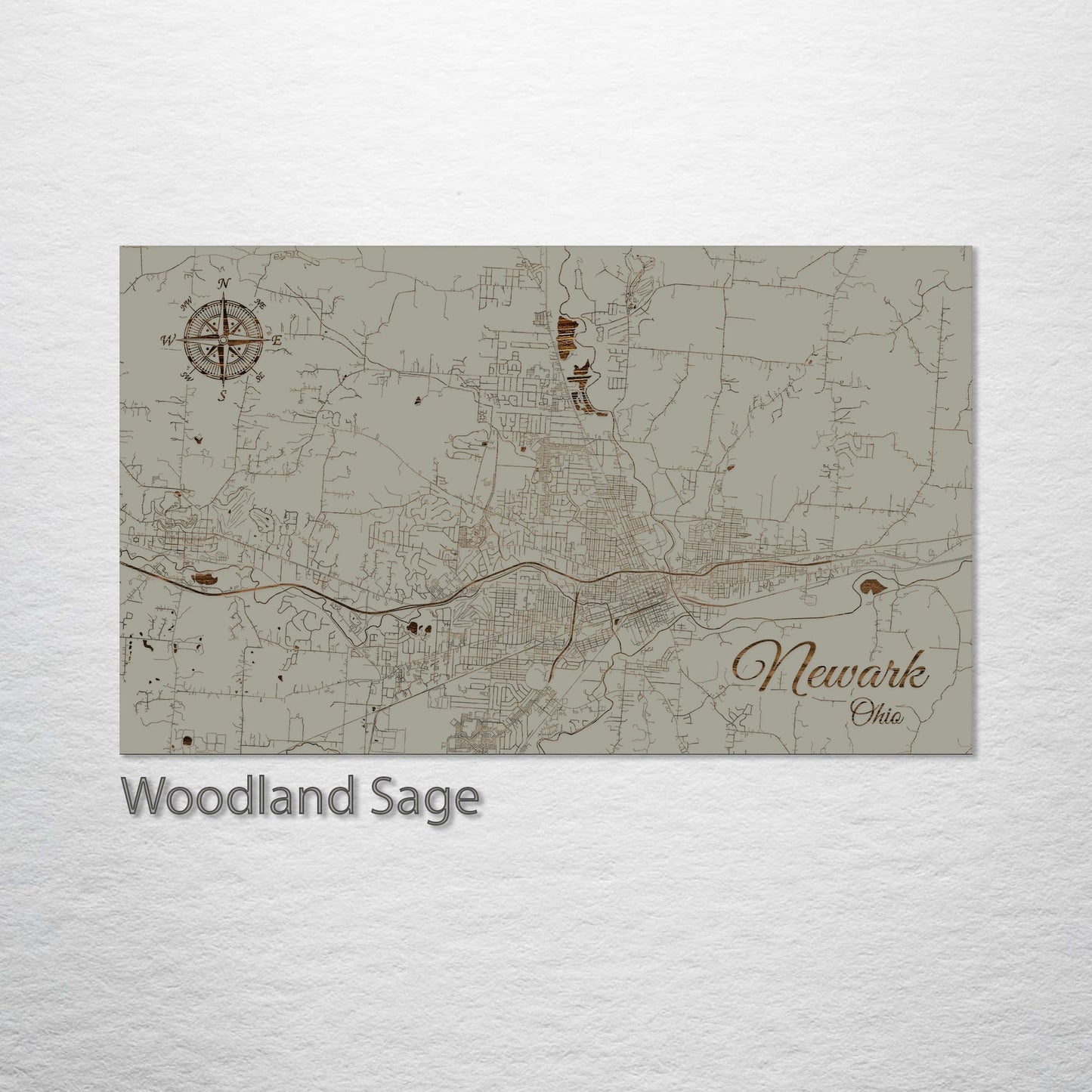 Newark, Ohio Street Map