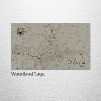 Newark, Ohio Street Map