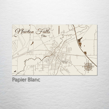 Newton Falls, Ohio Street Map