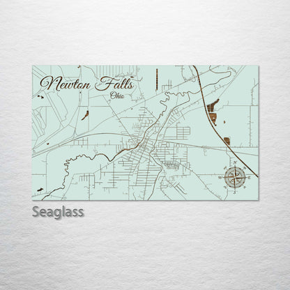 Newton Falls, Ohio Street Map