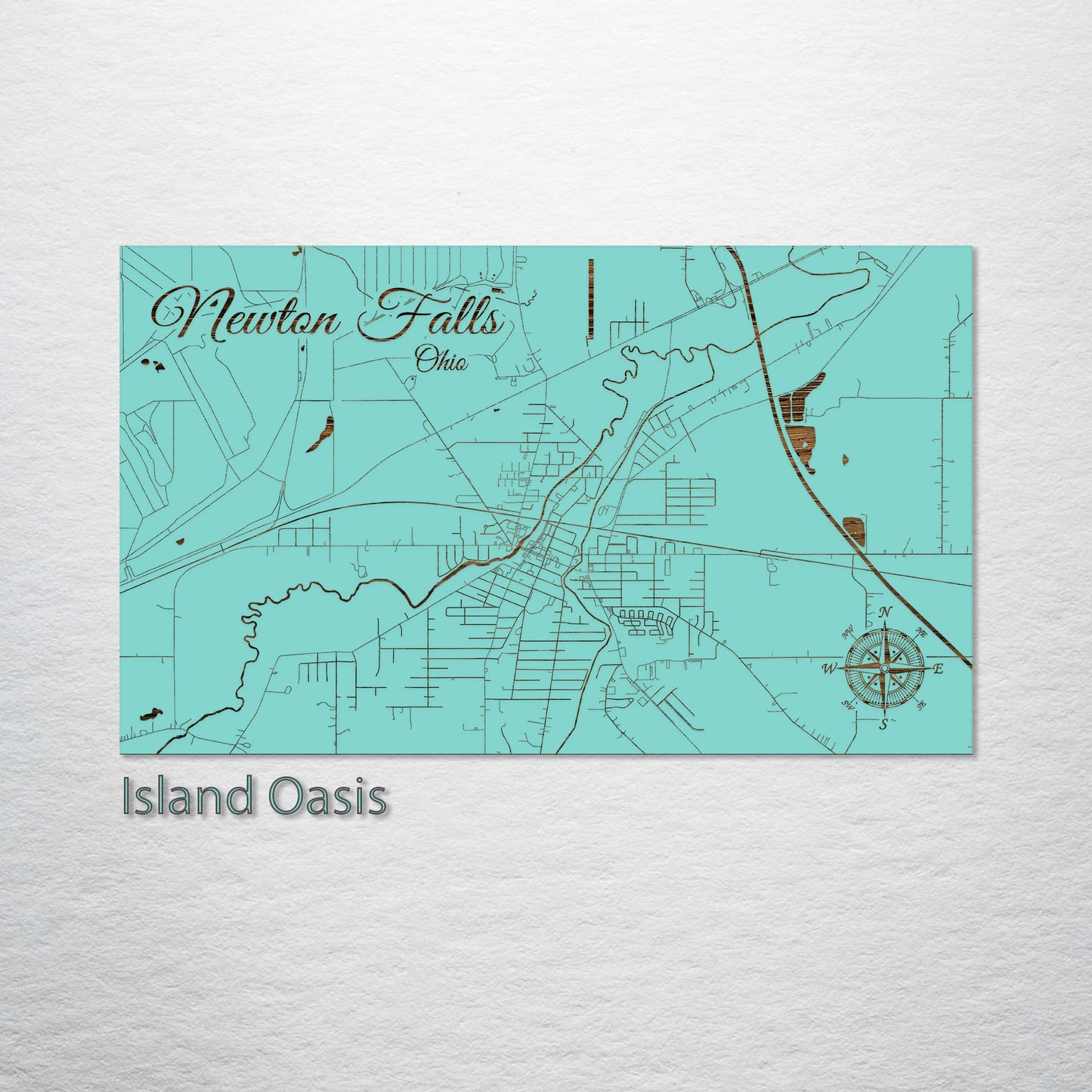 Newton Falls, Ohio Street Map