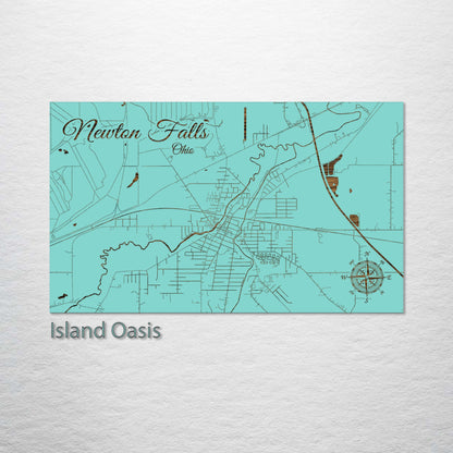 Newton Falls, Ohio Street Map