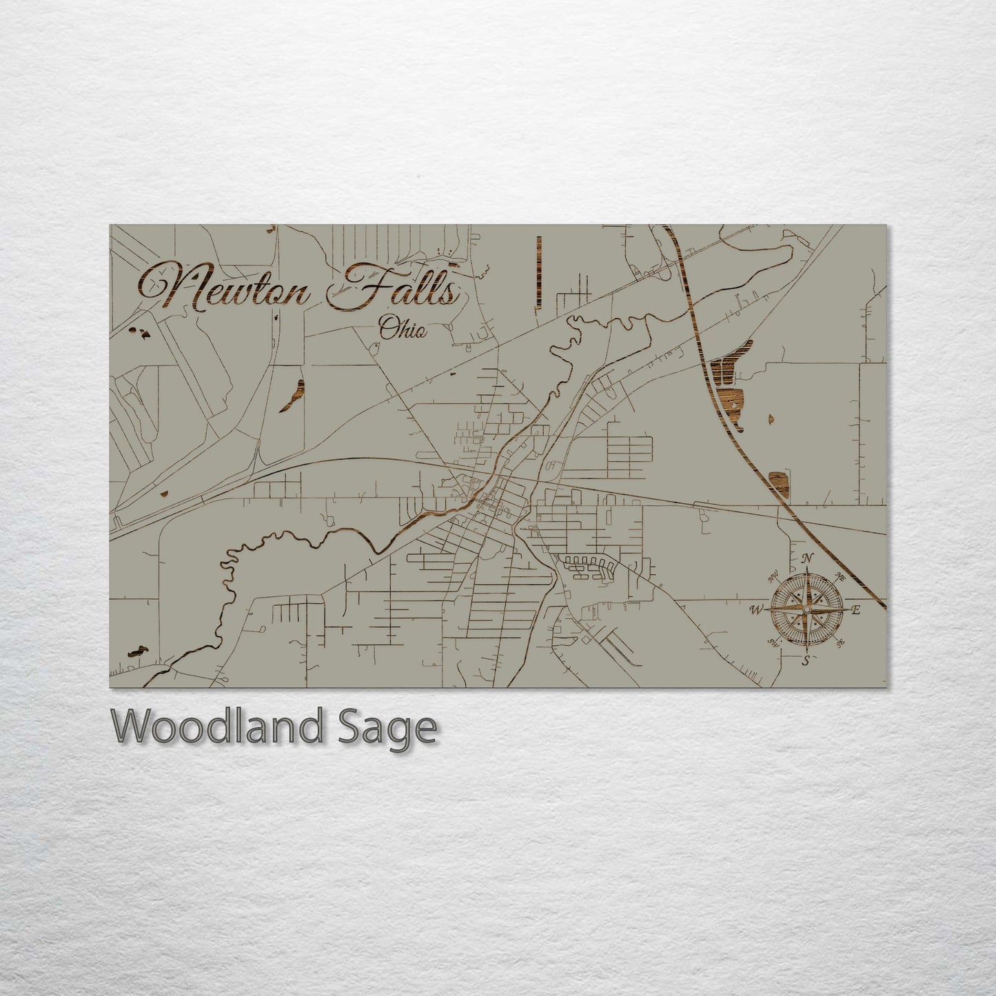 Newton Falls, Ohio Street Map