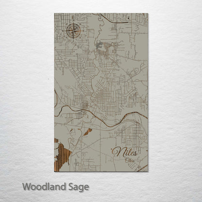 Niles, Ohio Street Map