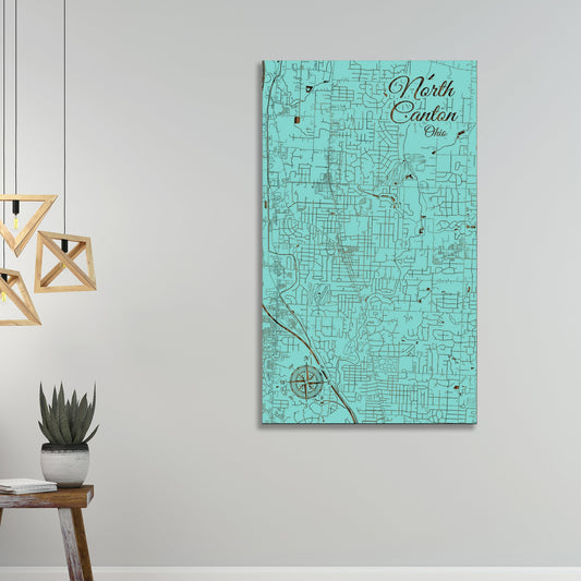 North Canton, Ohio Street Map