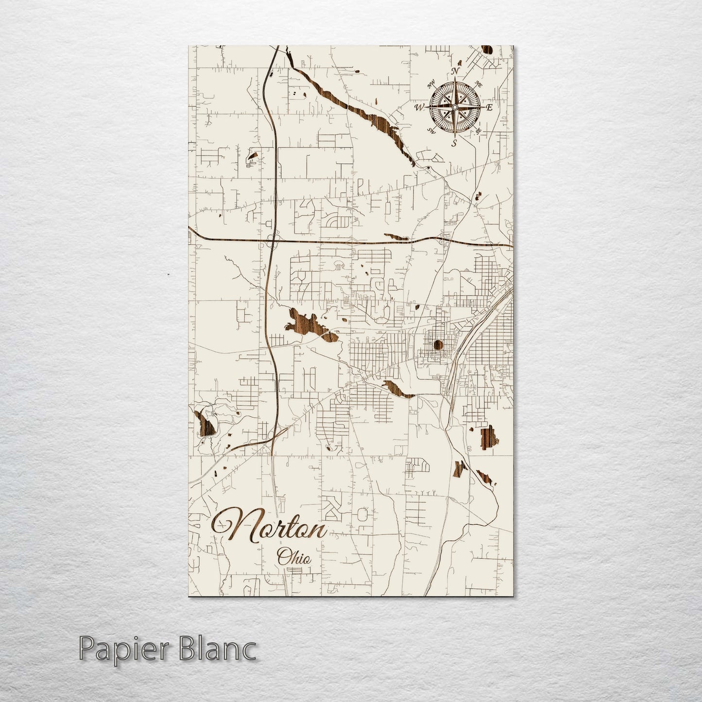 Norton, Ohio Street Map