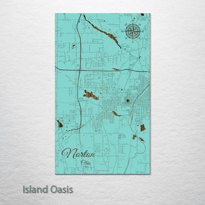 Norton, Ohio Street Map