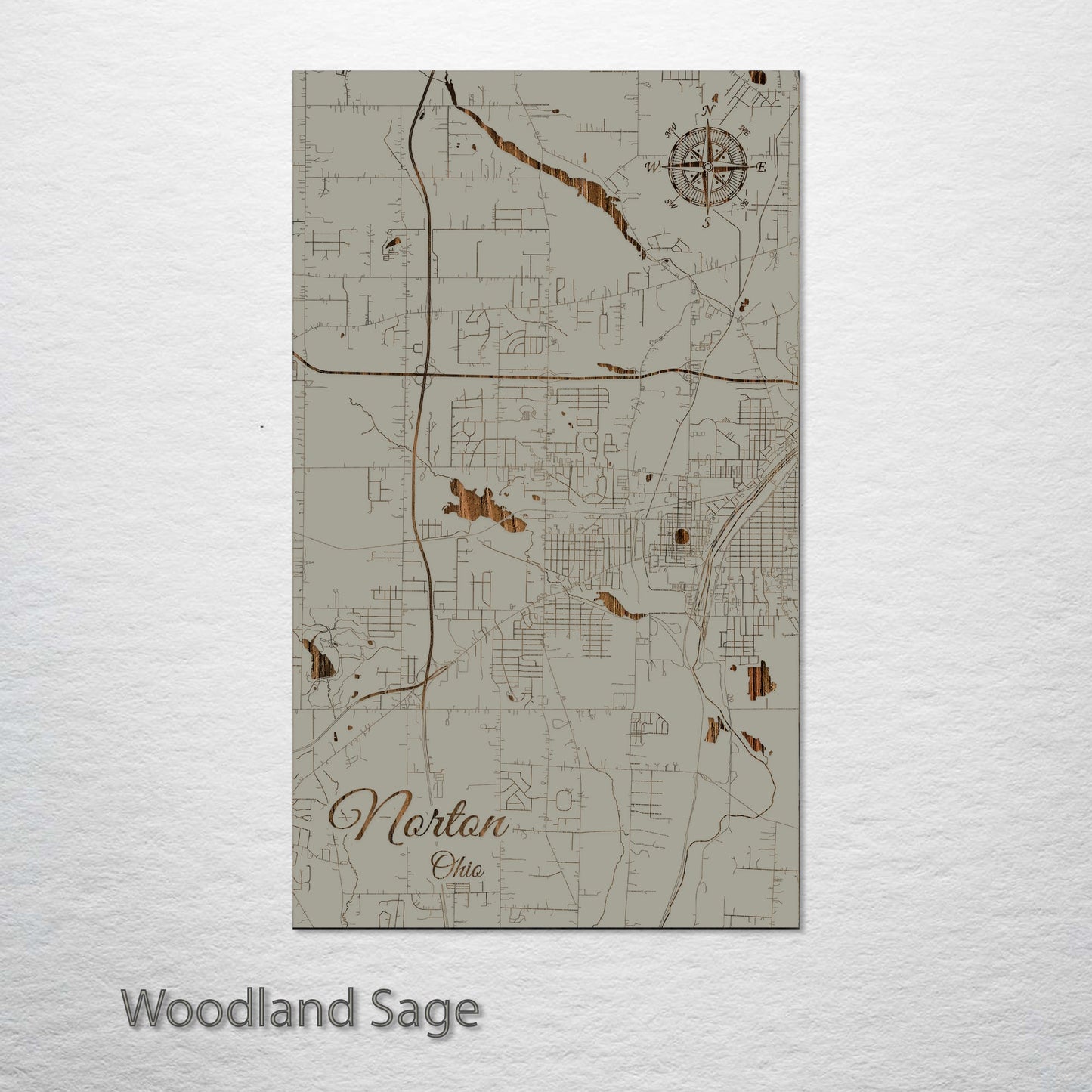 Norton, Ohio Street Map