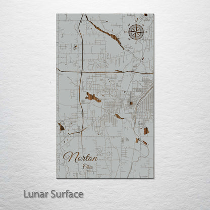 Norton, Ohio Street Map