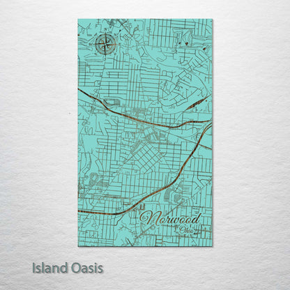 Norwood, Ohio Street Map