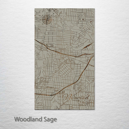 Norwood, Ohio Street Map