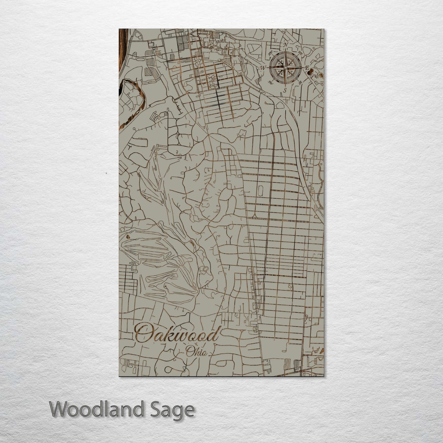 Oakwood, Ohio Street Map