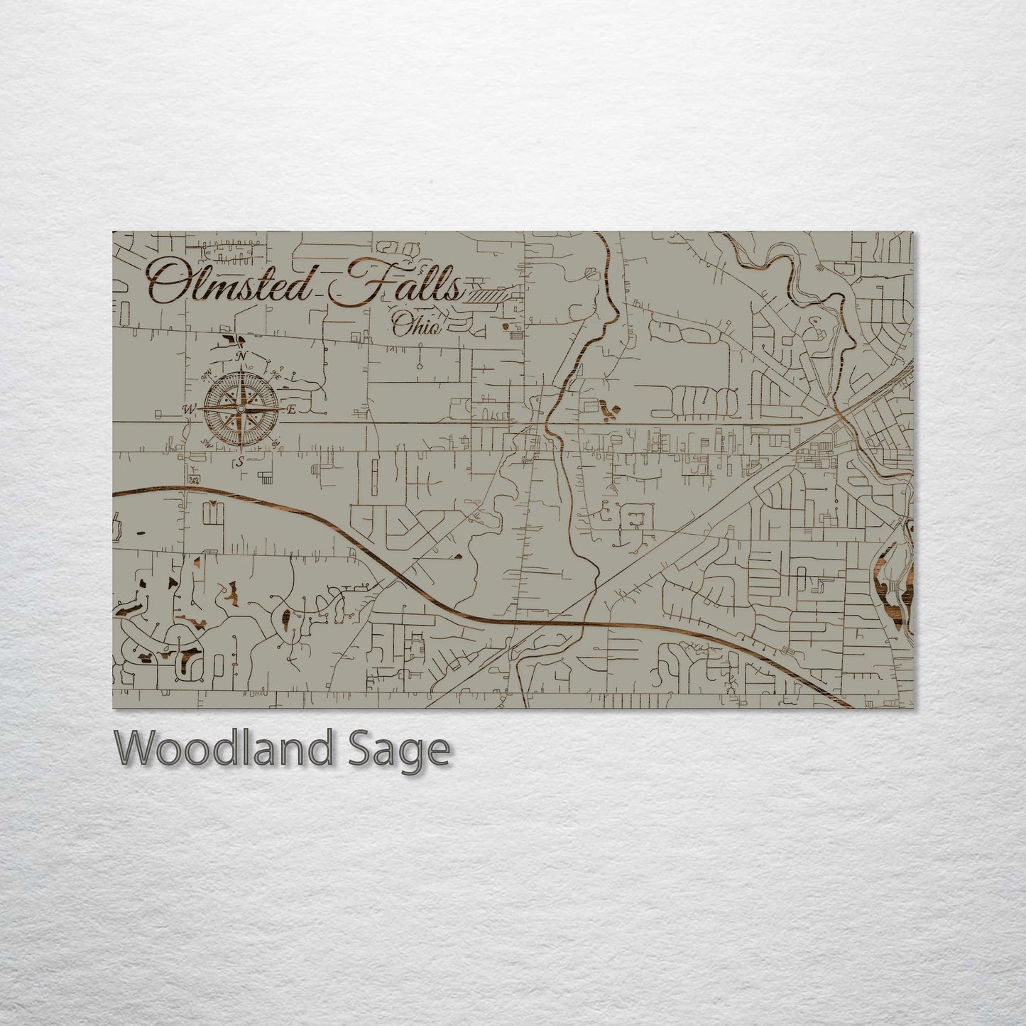 Olmsted Falls, Ohio Street Map