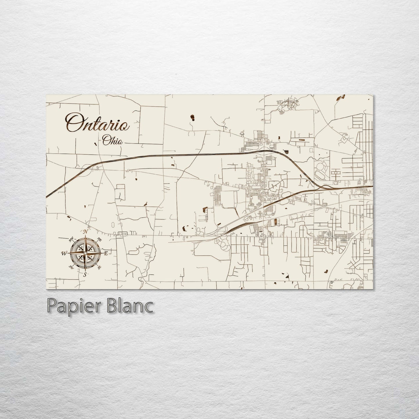 Ontario, Ohio Street Map