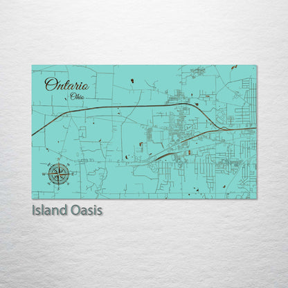 Ontario, Ohio Street Map