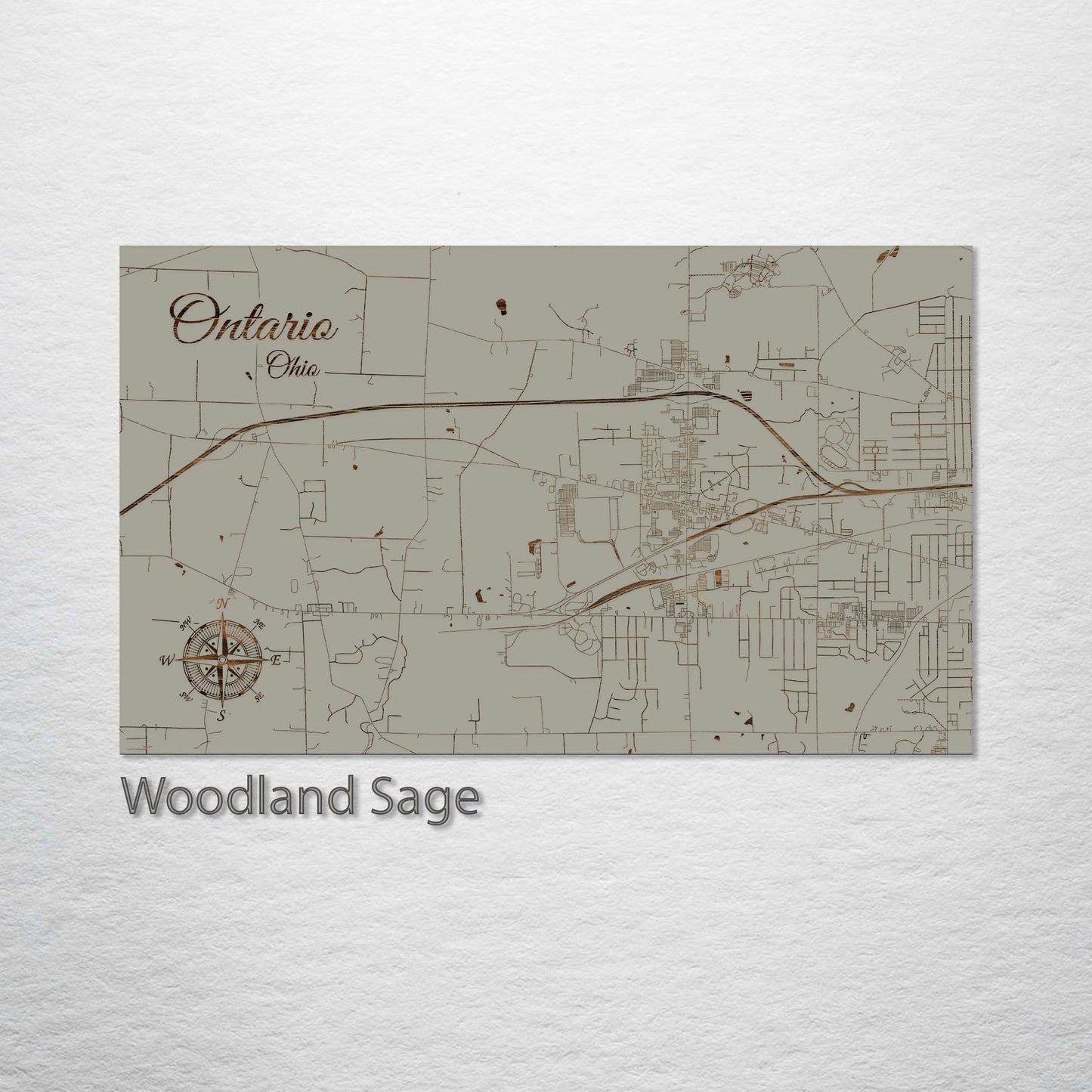 Ontario, Ohio Street Map