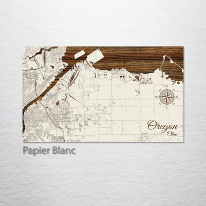 Oregon, Ohio Street Map