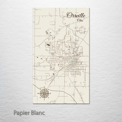 Orrville, Ohio Street Map