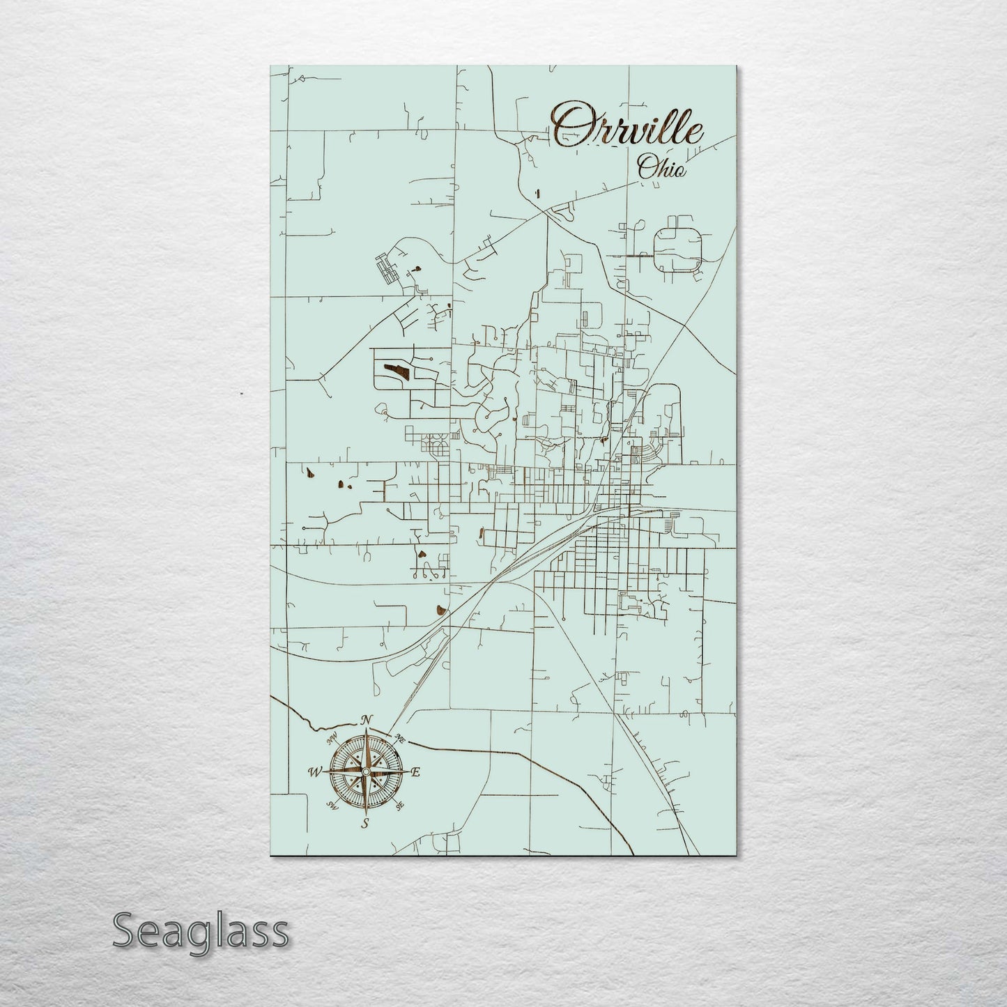 Orrville, Ohio Street Map