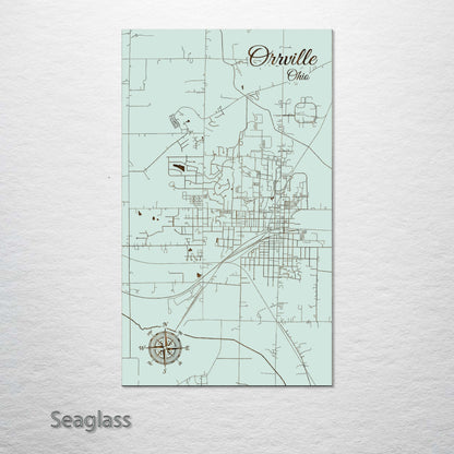 Orrville, Ohio Street Map