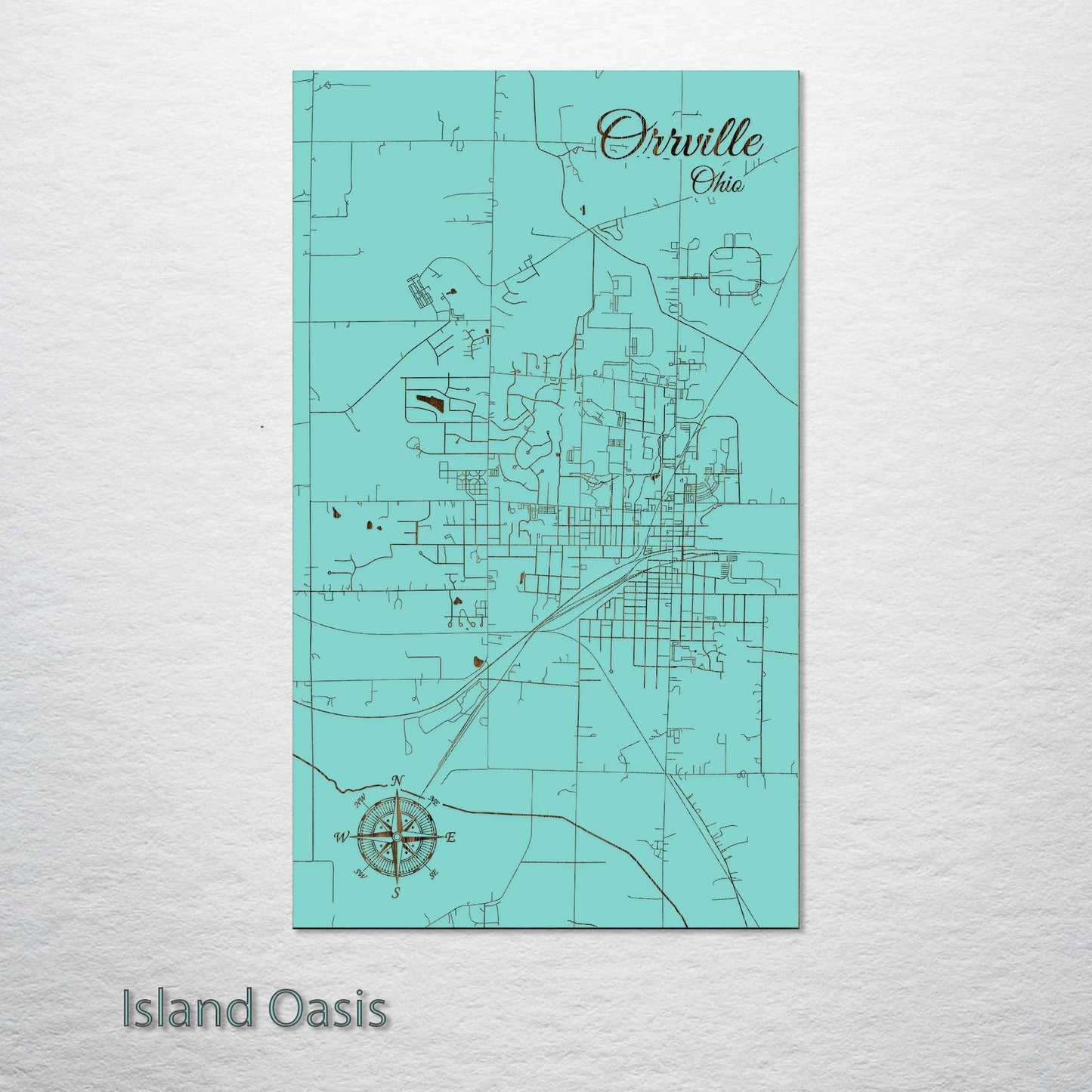 Orrville, Ohio Street Map