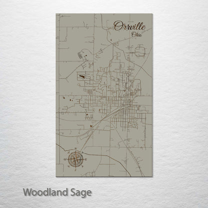 Orrville, Ohio Street Map