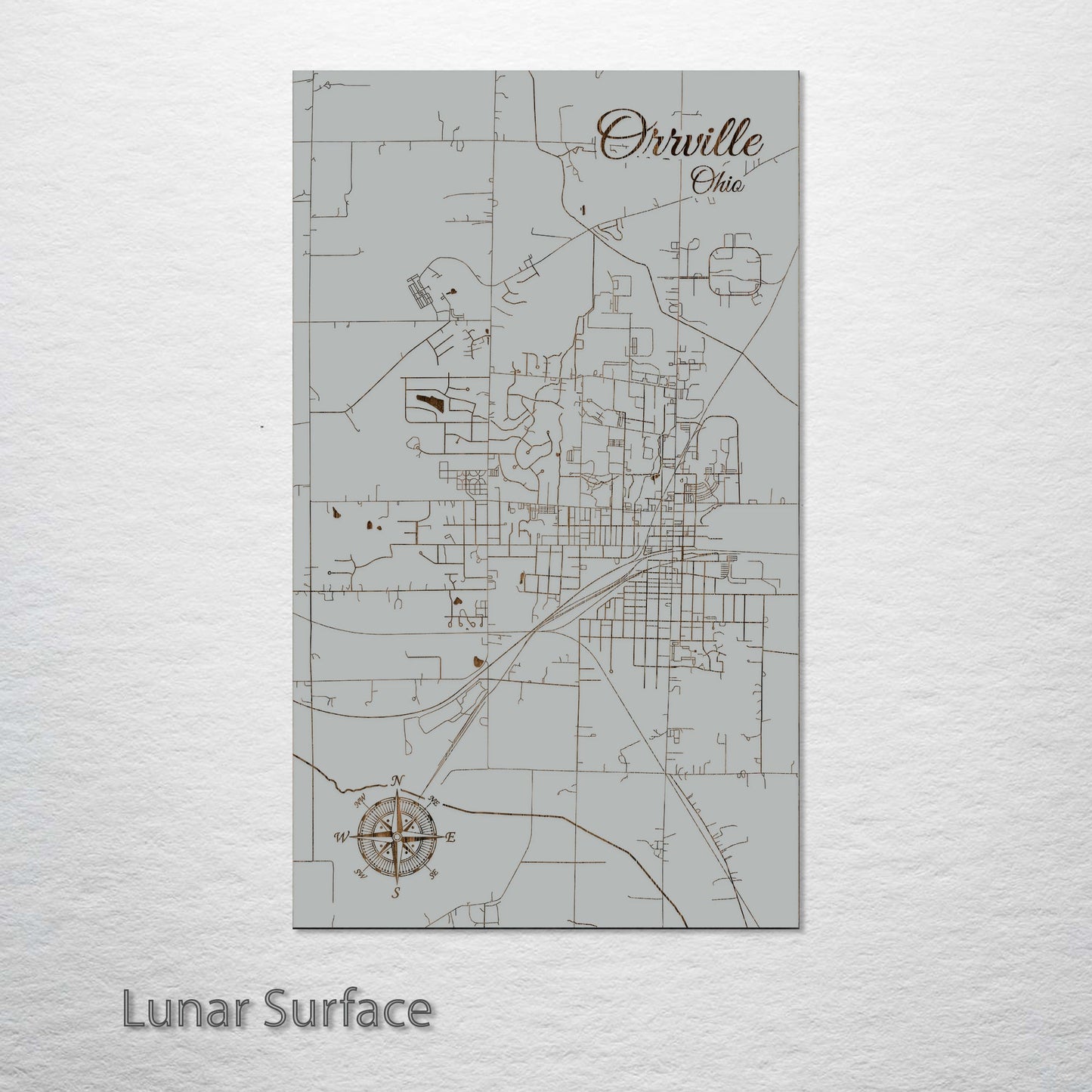 Orrville, Ohio Street Map