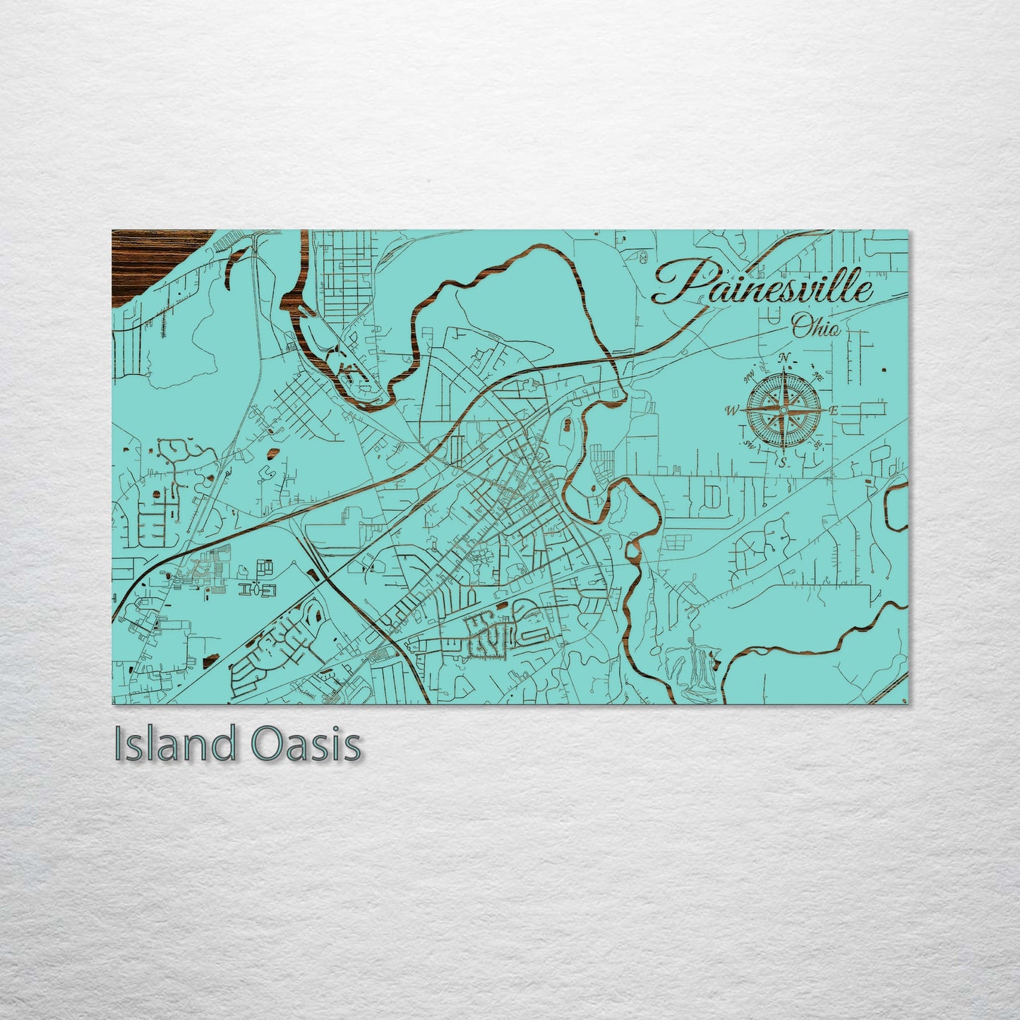 Painesville, Ohio Street Map