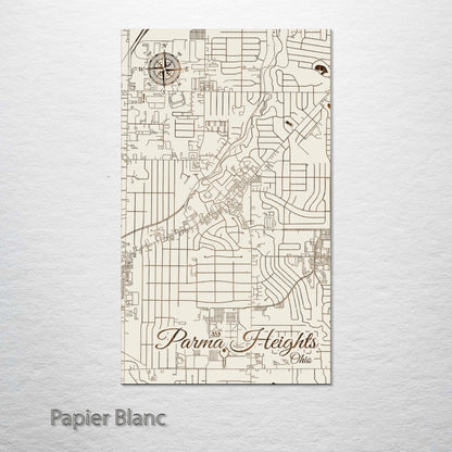 Parma Heights, Ohio Street Map