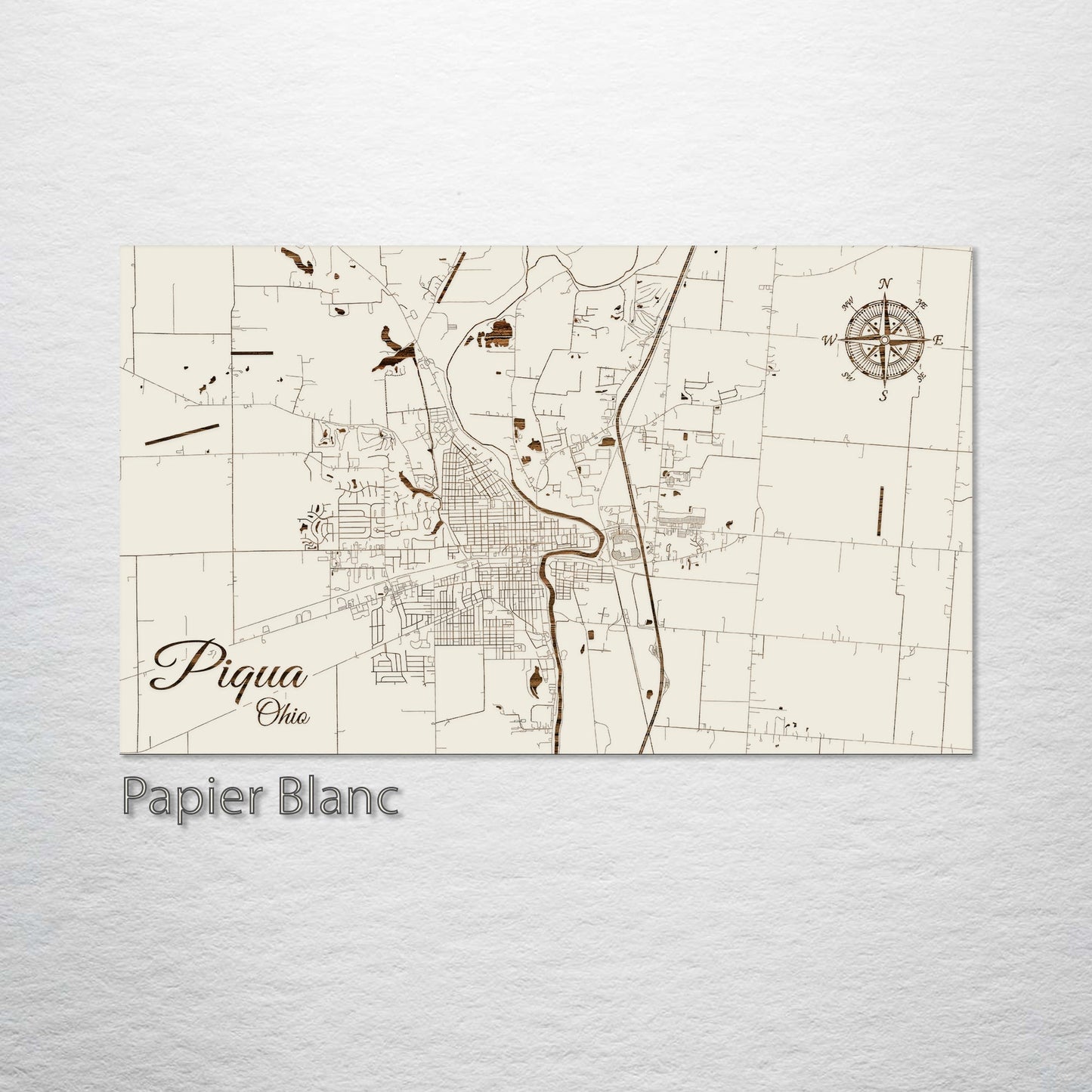 Piqua, Ohio Street Map