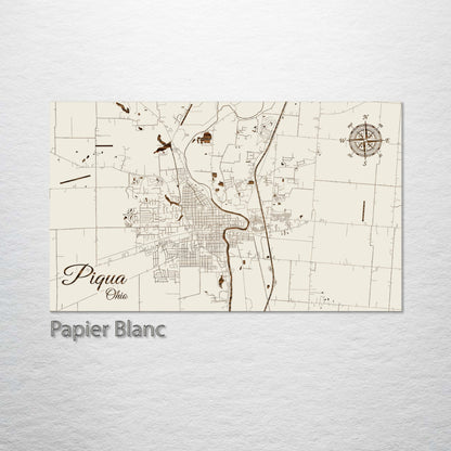 Piqua, Ohio Street Map