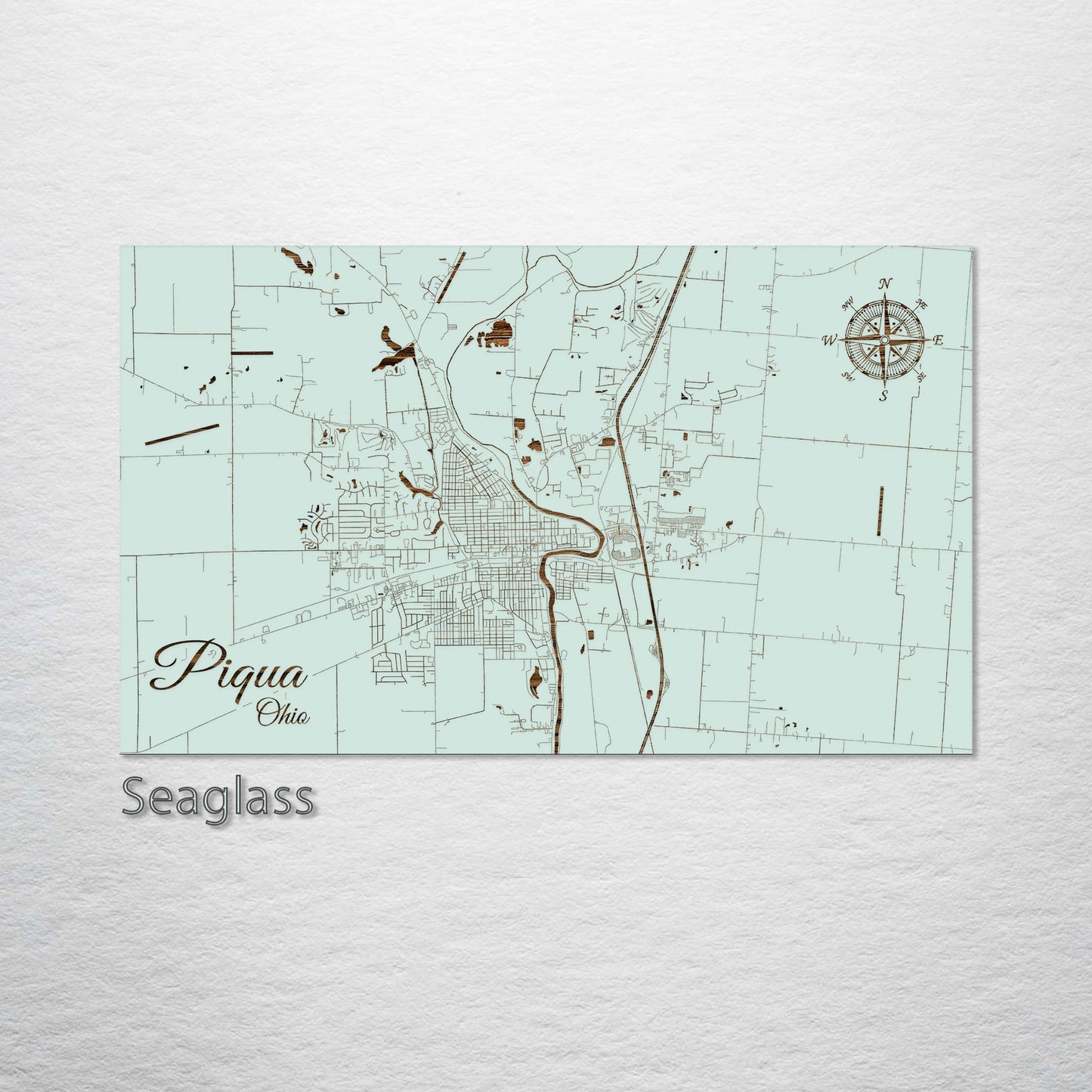 Piqua, Ohio Street Map