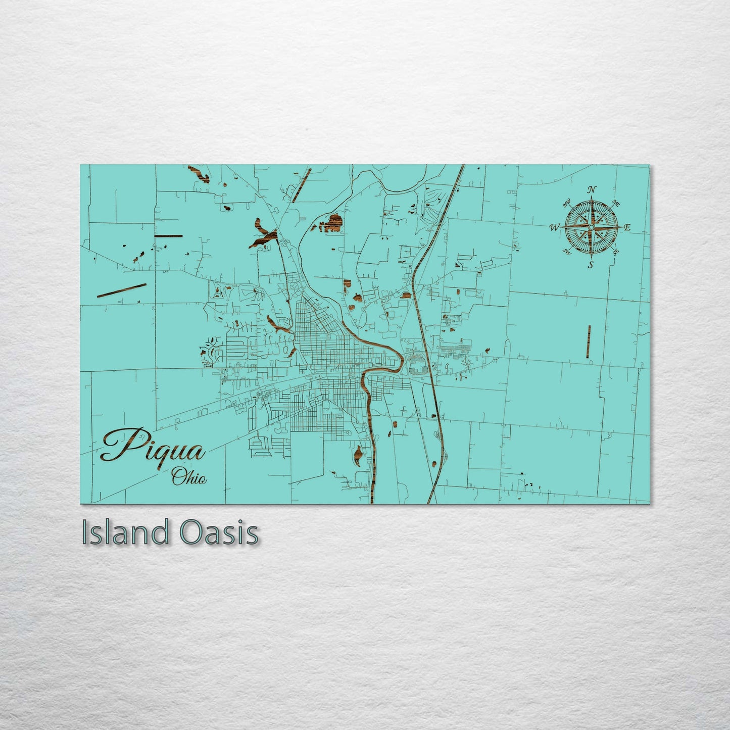 Piqua, Ohio Street Map