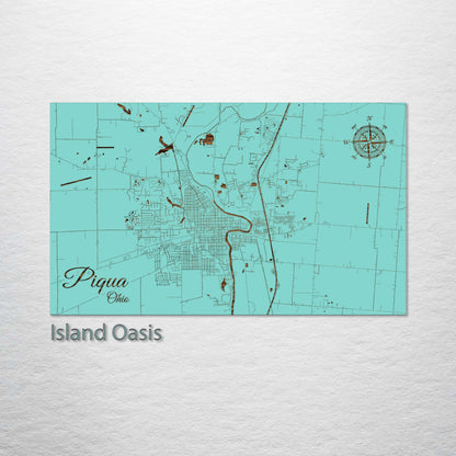 Piqua, Ohio Street Map