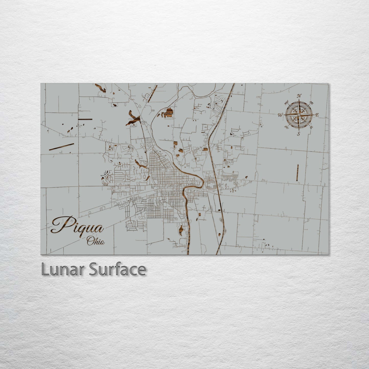 Piqua, Ohio Street Map