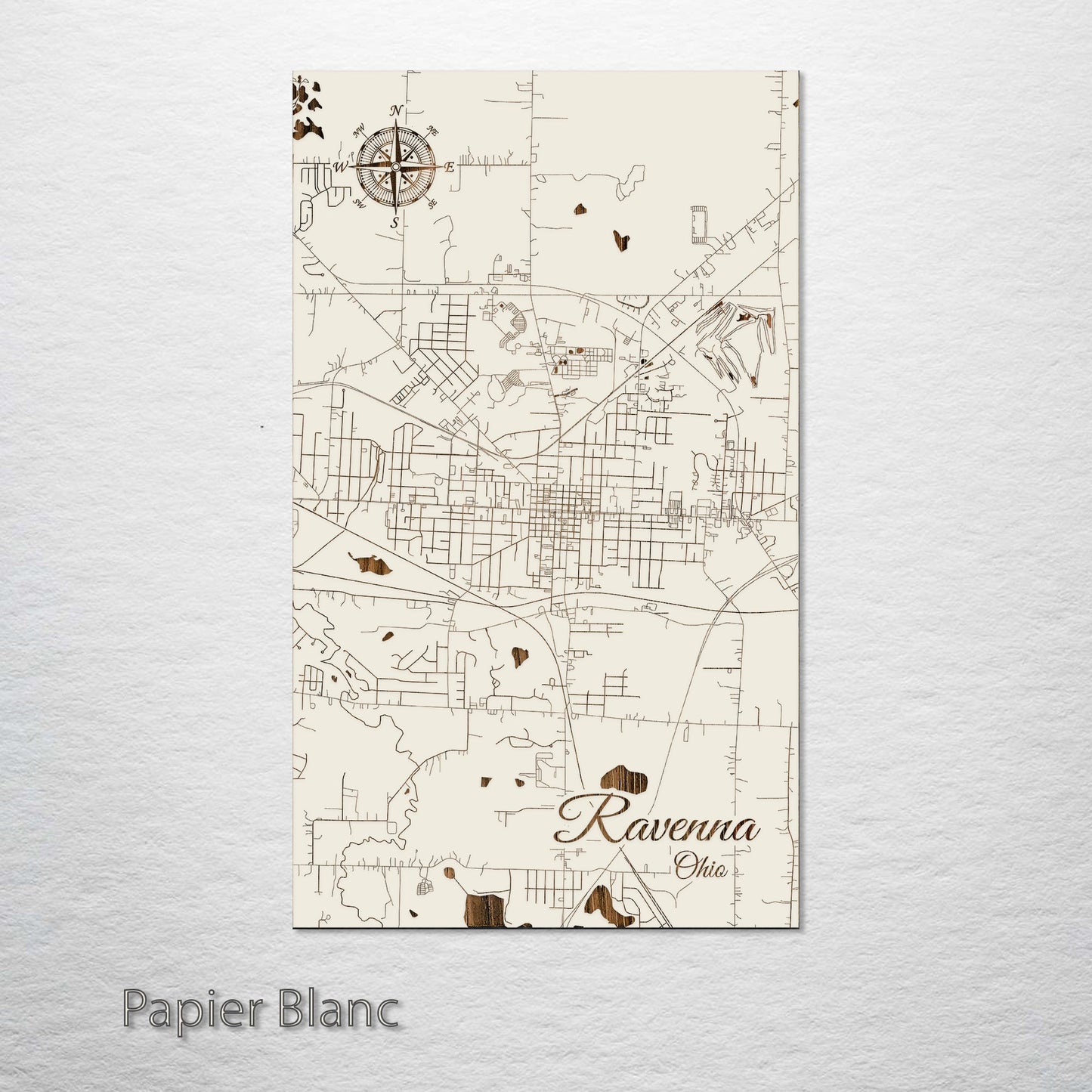 Ravenna, Ohio Street Map