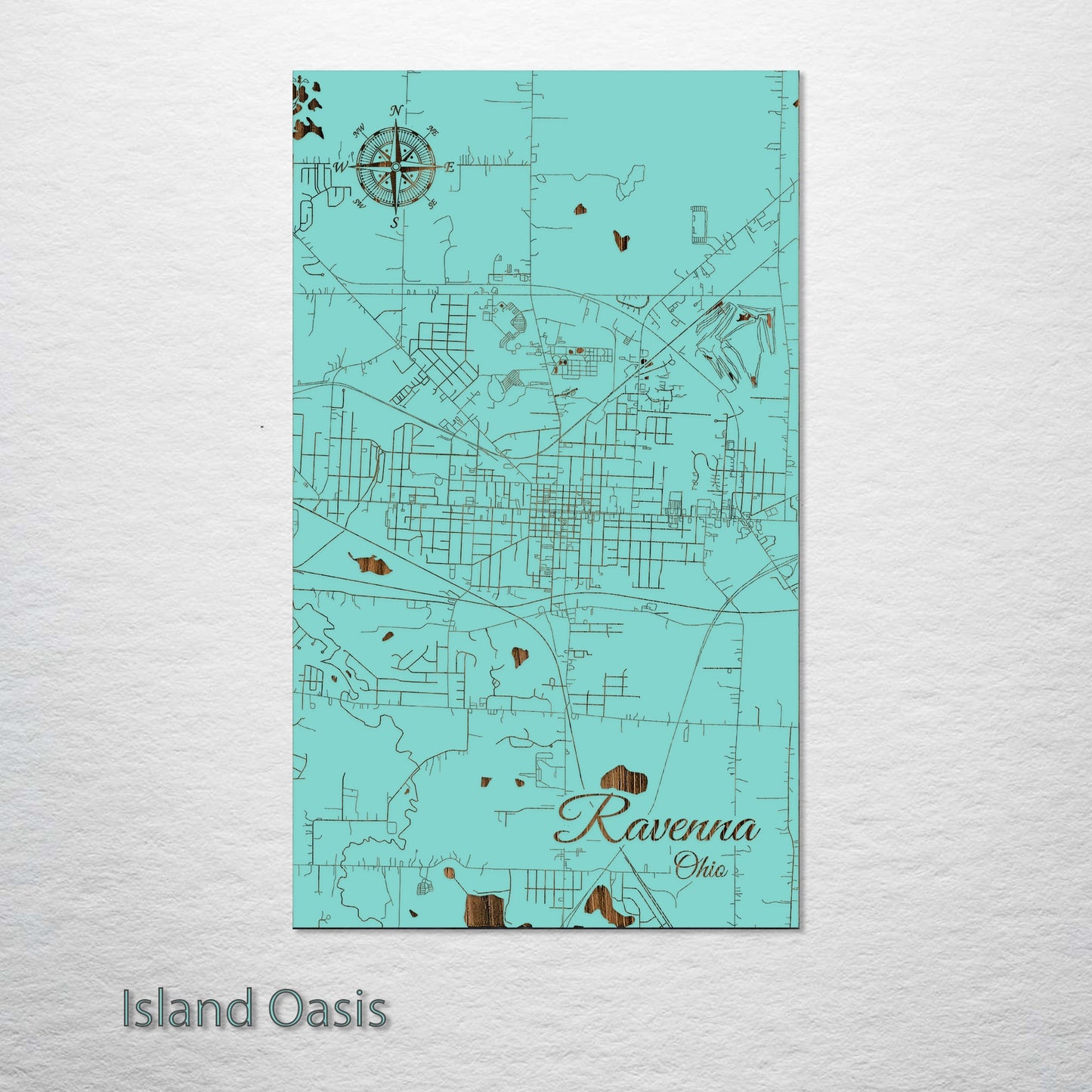 Ravenna, Ohio Street Map