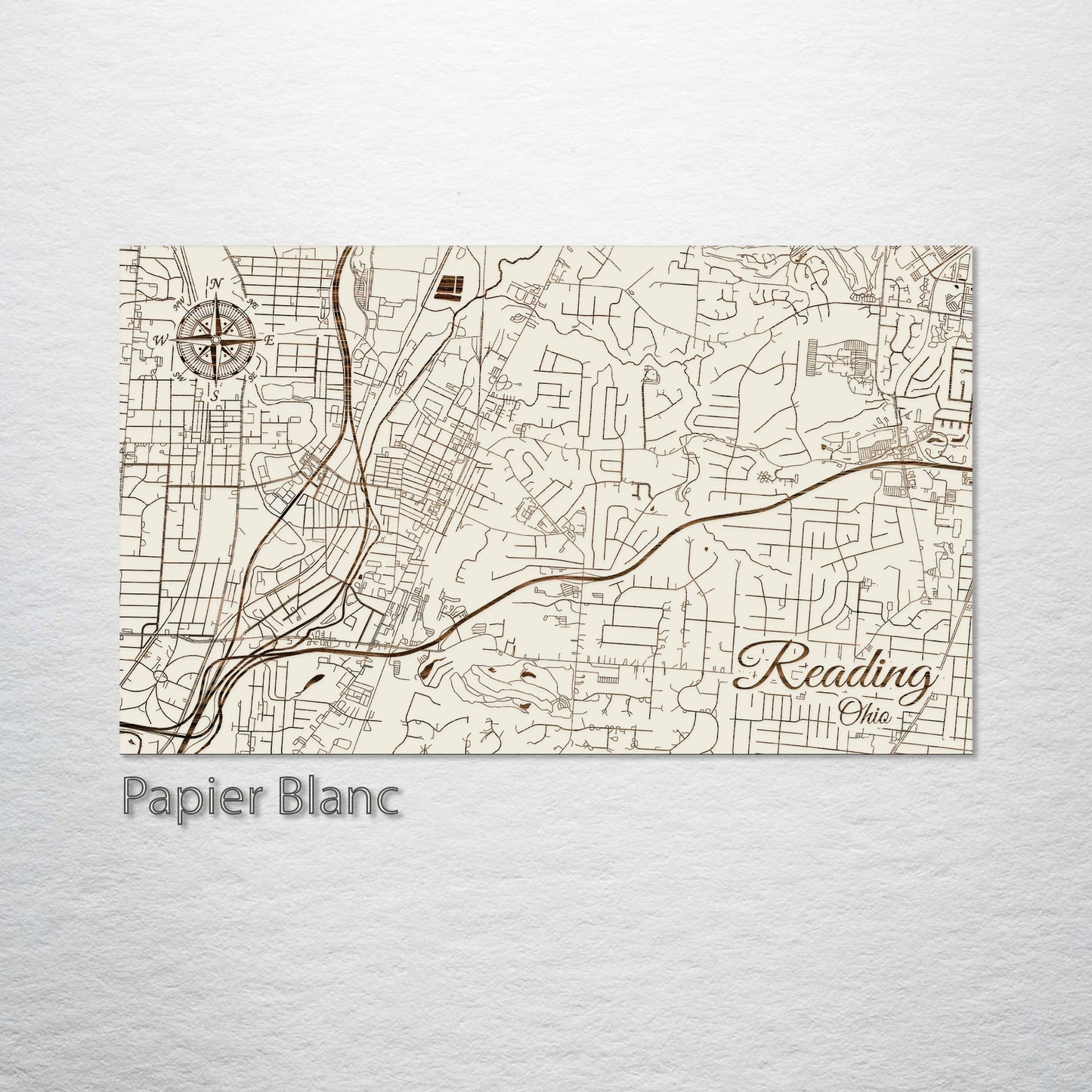 Reading, Ohio Street Map