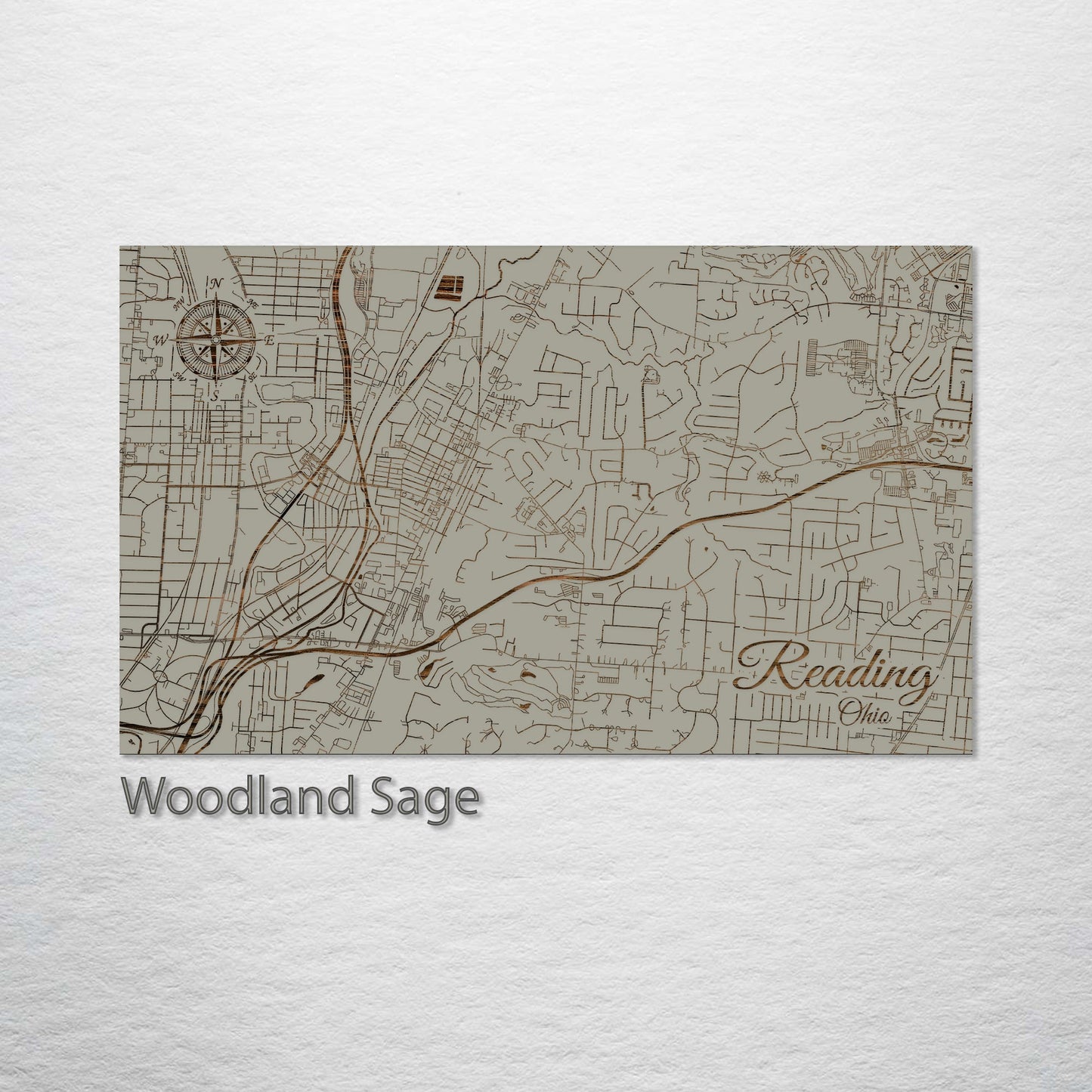 Reading, Ohio Street Map