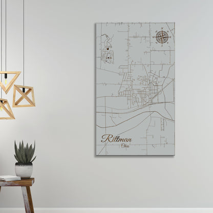 Rittman, Ohio Street Map