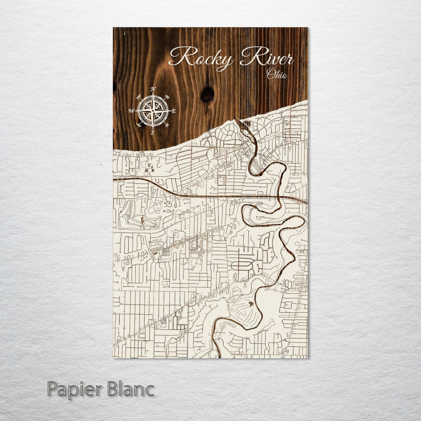 Rocky River, Ohio Street Map