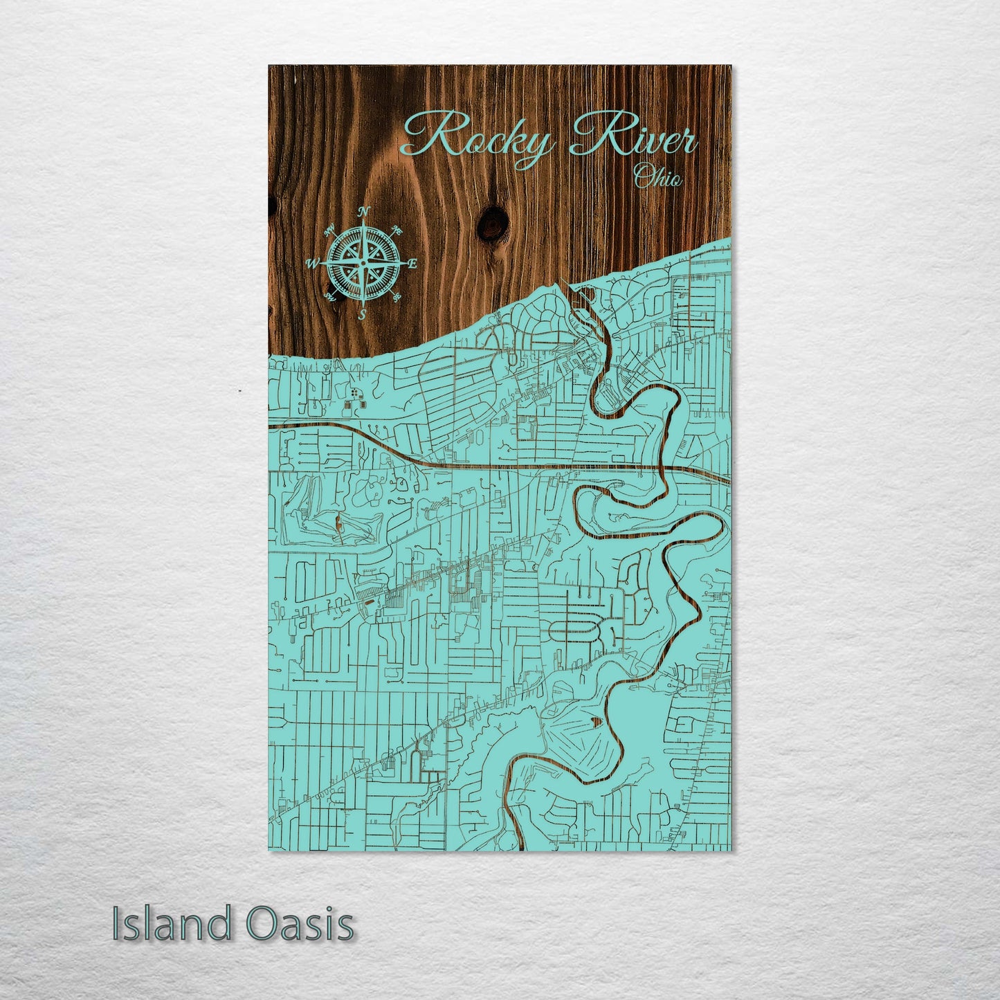 Rocky River, Ohio Street Map