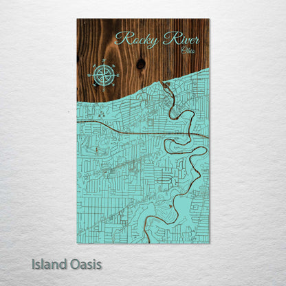 Rocky River, Ohio Street Map