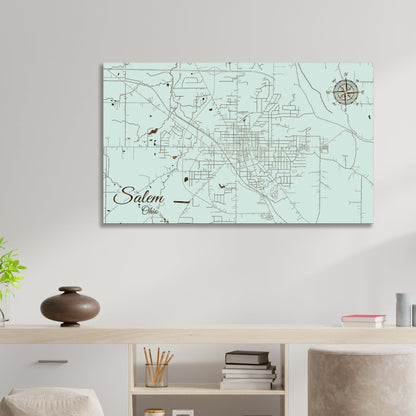 Salem, Ohio Street Map