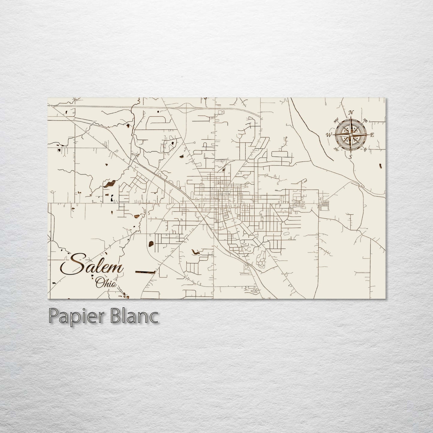 Salem, Ohio Street Map