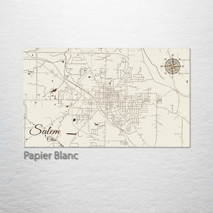 Salem, Ohio Street Map