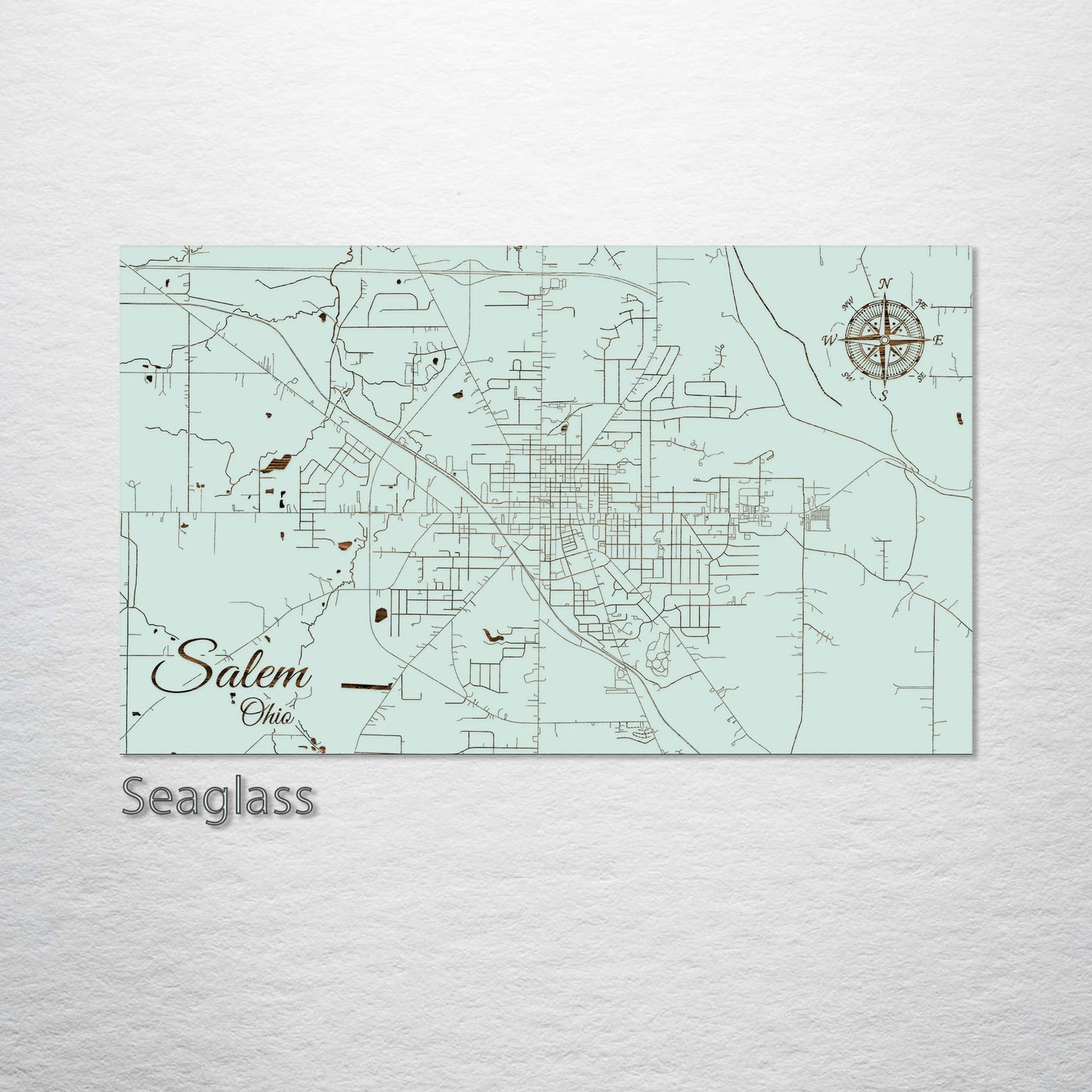 Salem, Ohio Street Map