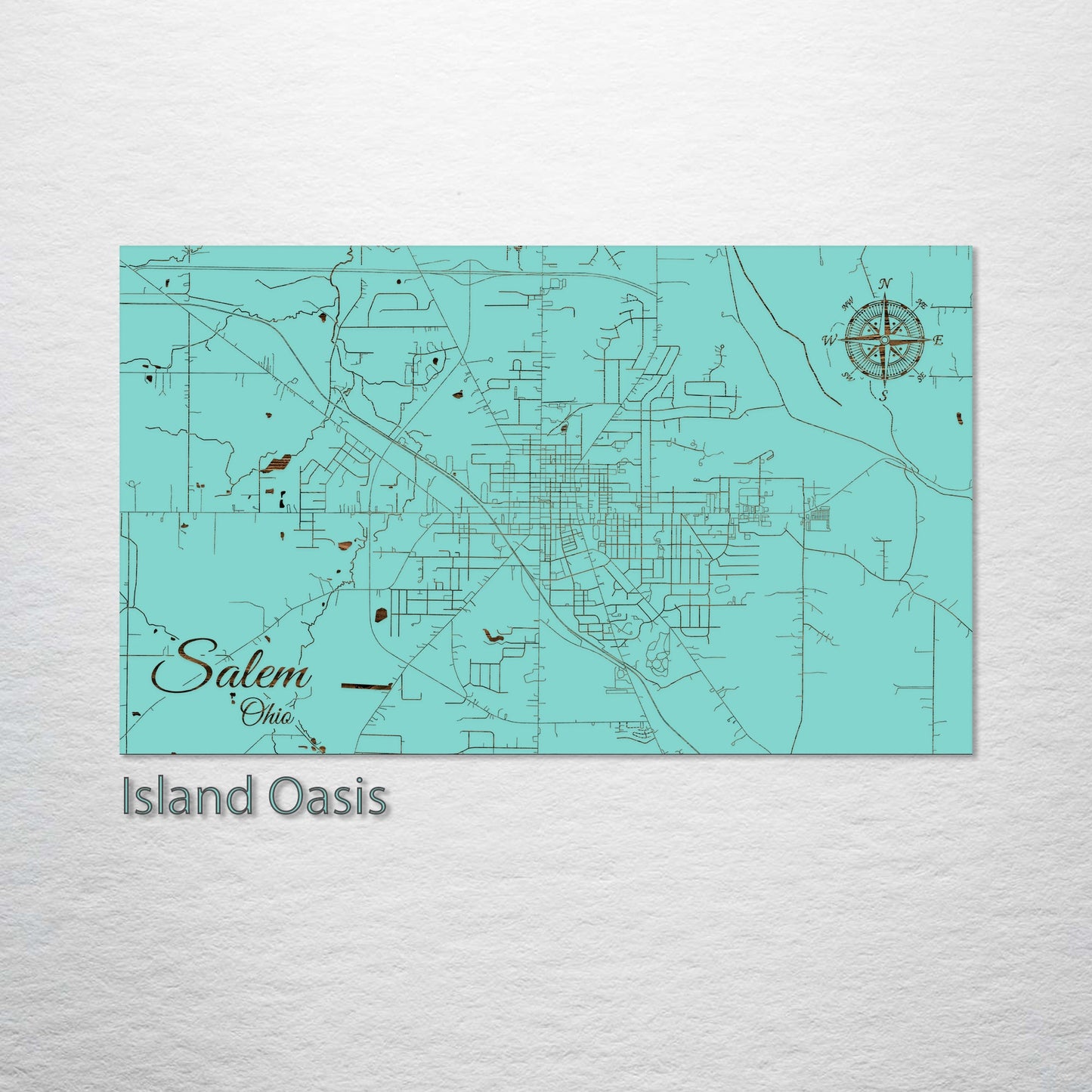 Salem, Ohio Street Map